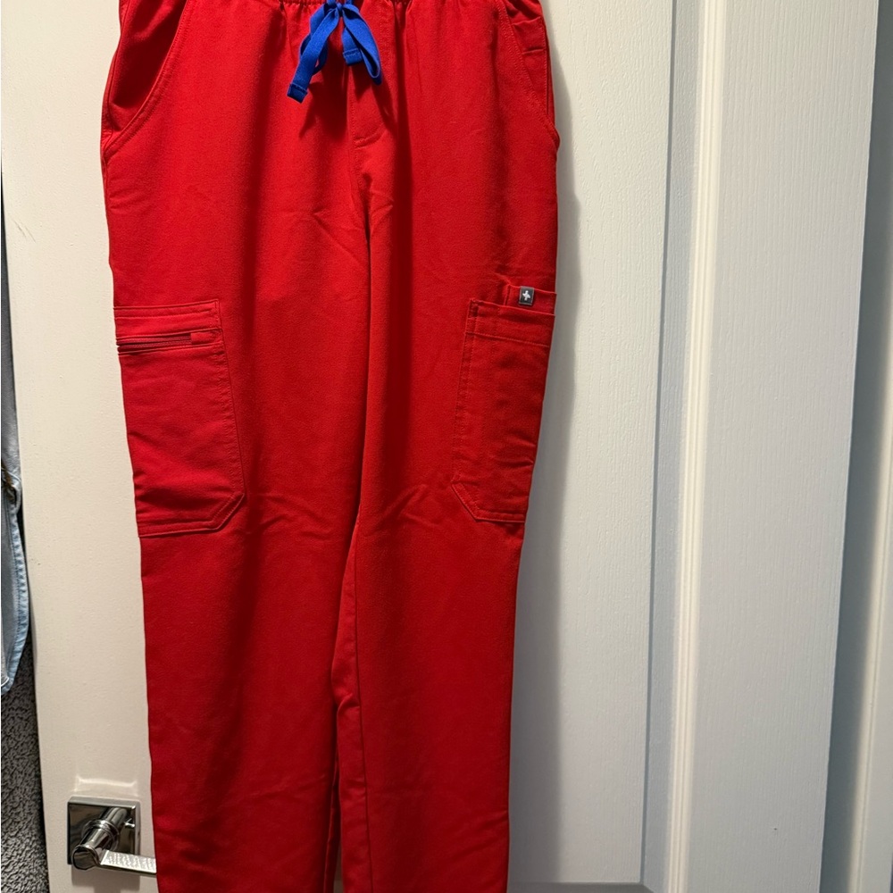 Figs High waisted yola with Blue Drawstring XSP